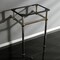 Fauceture Templeton 24" x 20-3/8" x 33-3/16" Brass Console Sink Legs, Nickel VBH282033PN - alternate 3